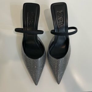 Zara Pointy Heeled Mules